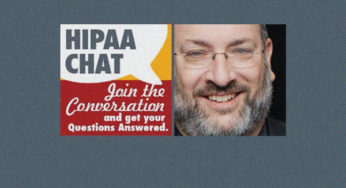 Join me for a HIPAA Chat & Bring Your Questions: Thursday November 3 at 2 pm ET